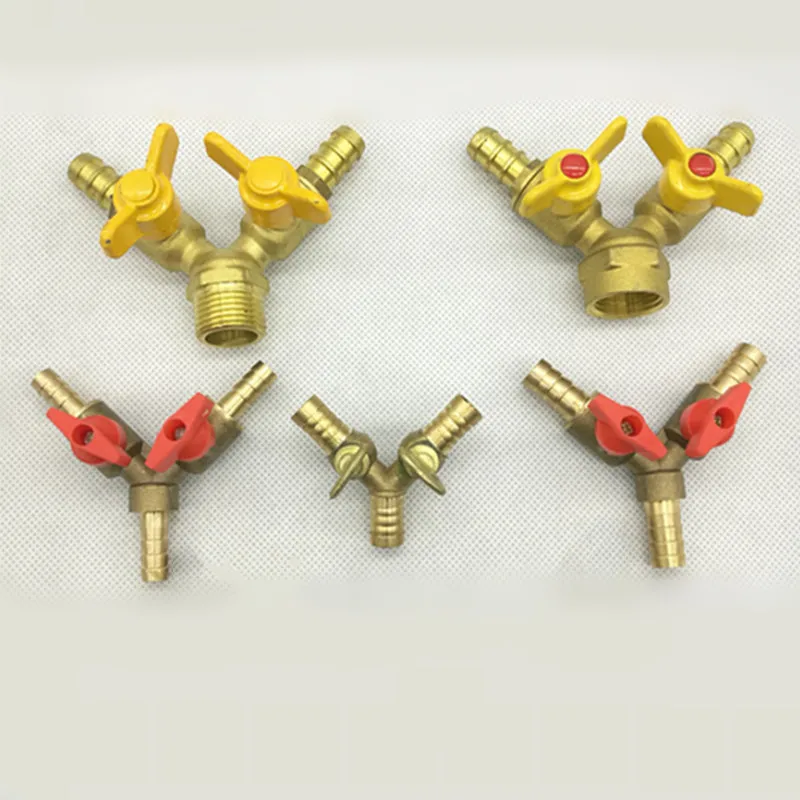 Spoke Nipple Brass - Латунный запорный шаровой клапан 6, 8,