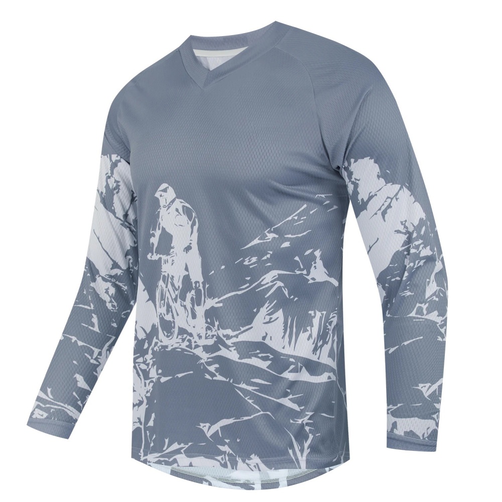 Мужская спортивная футболка с  – обзор и цена Mountain Biking Long Sleeve Shirt